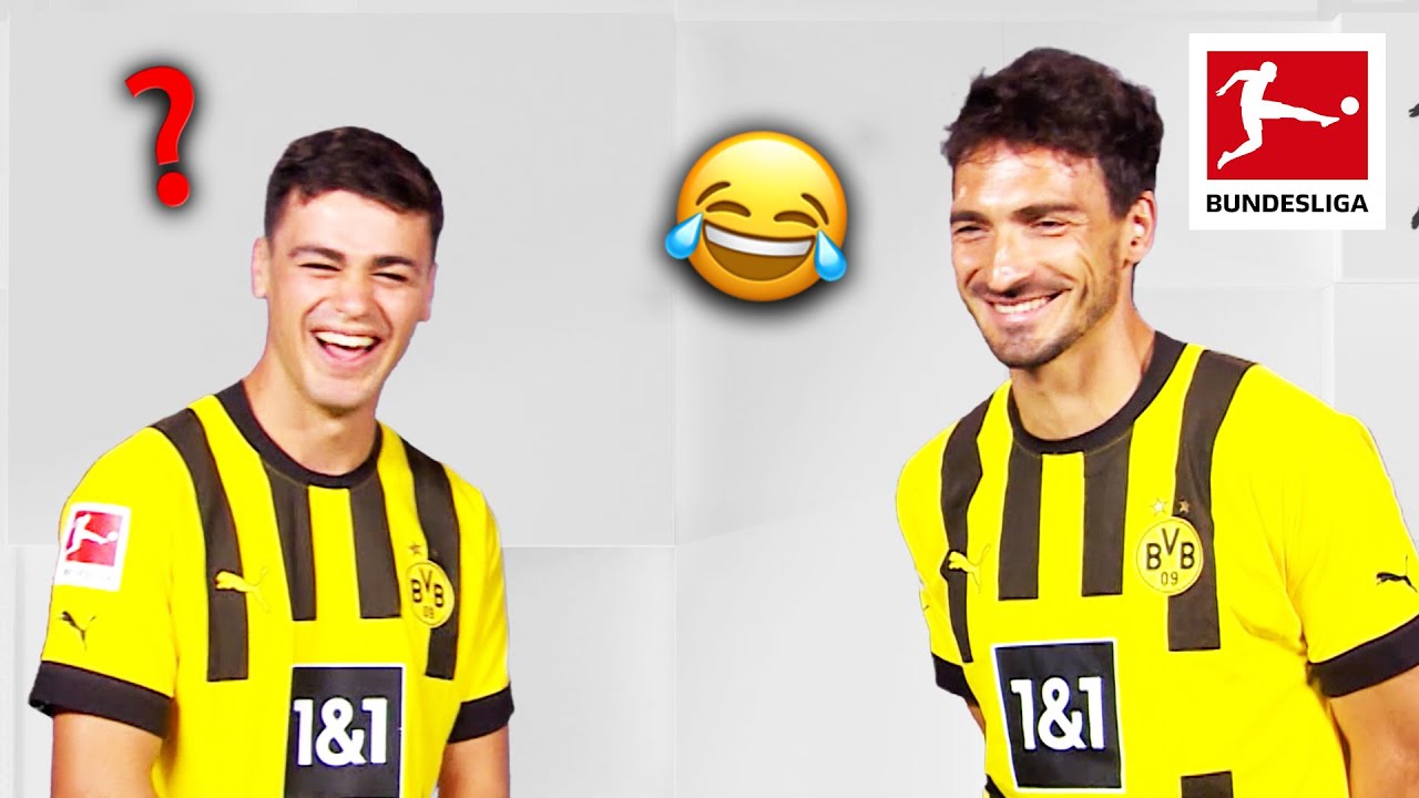 Mats Hummels pranks Gio Reyna 😂 Hilarious Quiz