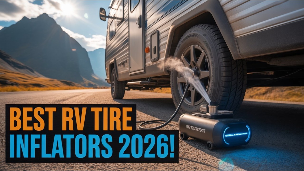 Top 5 Best Tire Inflators For RV in 2026! 🚐💨Keep Your Wheels Road-Ready 🛠️🔥