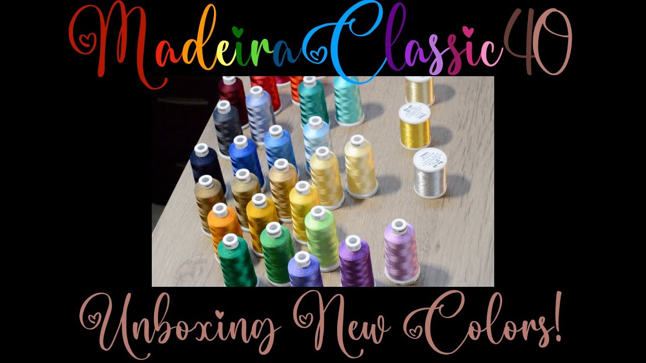 New Colors! Madeira Classic 40 Unboxing