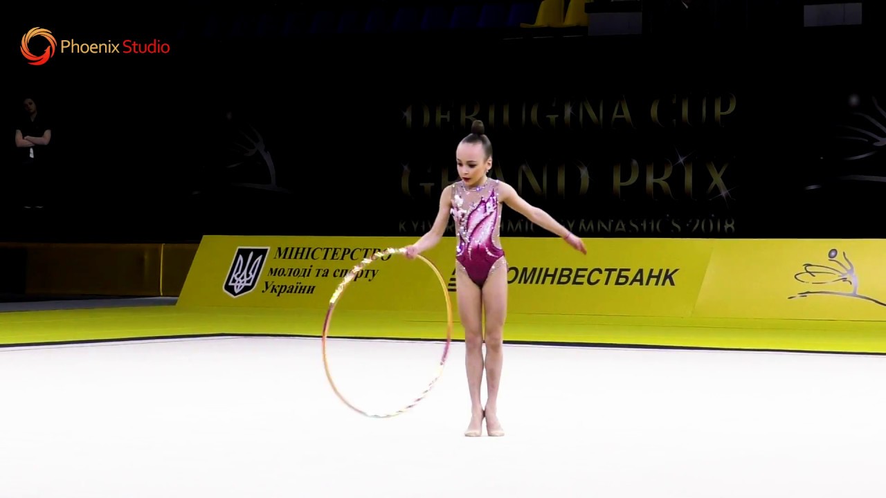Mohylevych Dariia 2009,  hoop 2 place, Ukraine, Kiev 15 - 19.03.2018