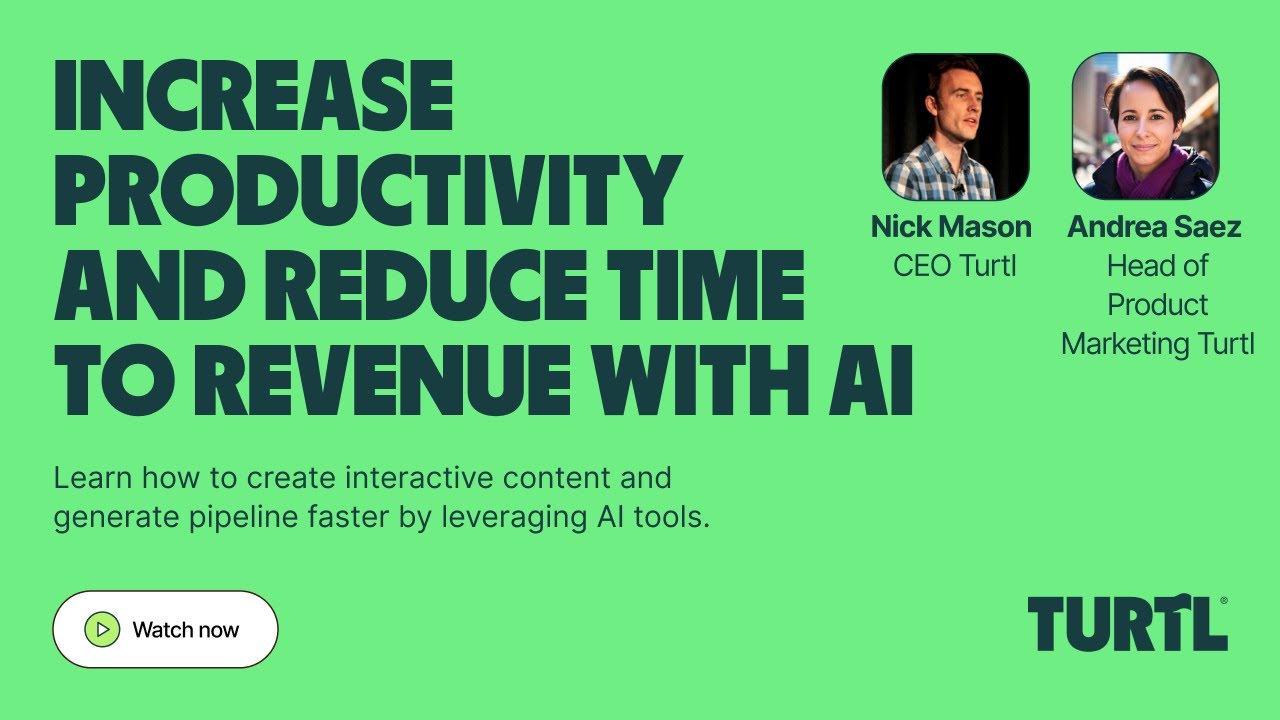 Increase productivity and reduce time to revenue with AI