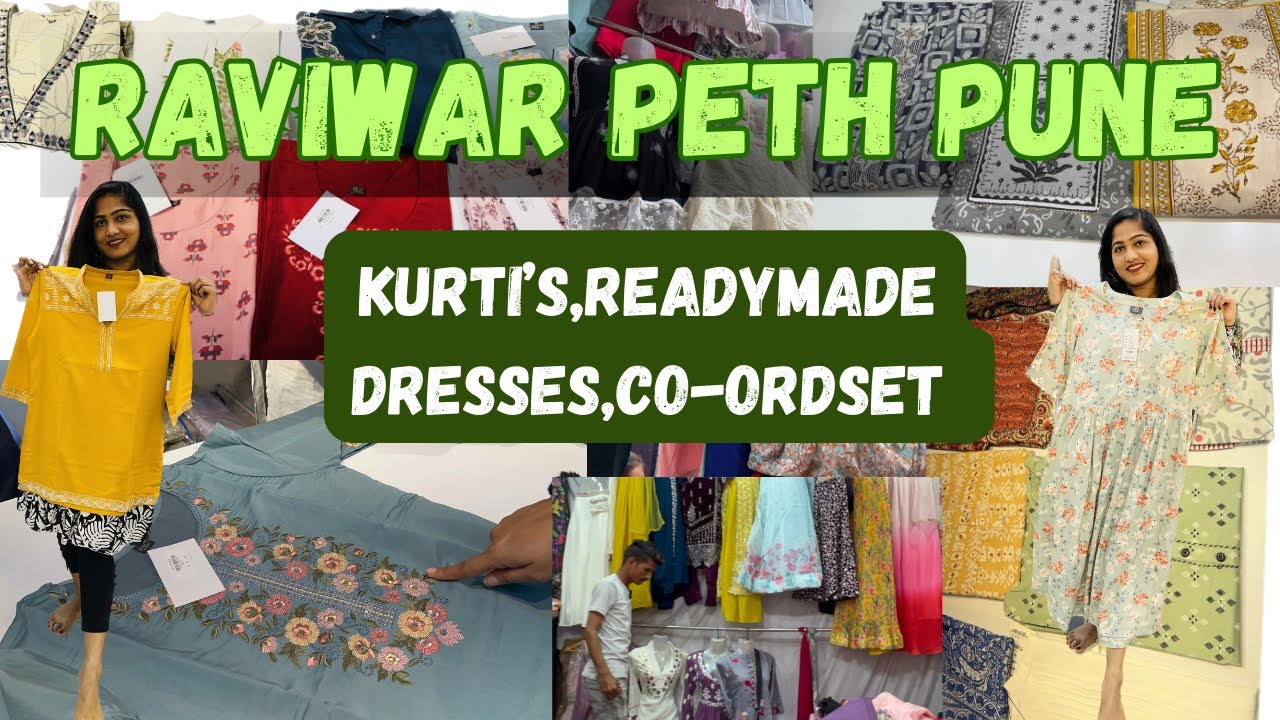 🔴Raviwarpeth Pune Readymade dresses,Kurti’s ,Co-ordset,One Piece Under 1000 Budget #kurti #pune