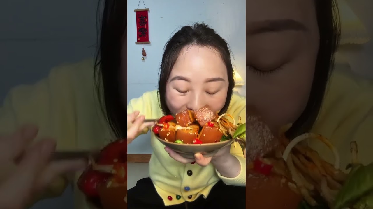 Xiao yan mukbang pork belly 