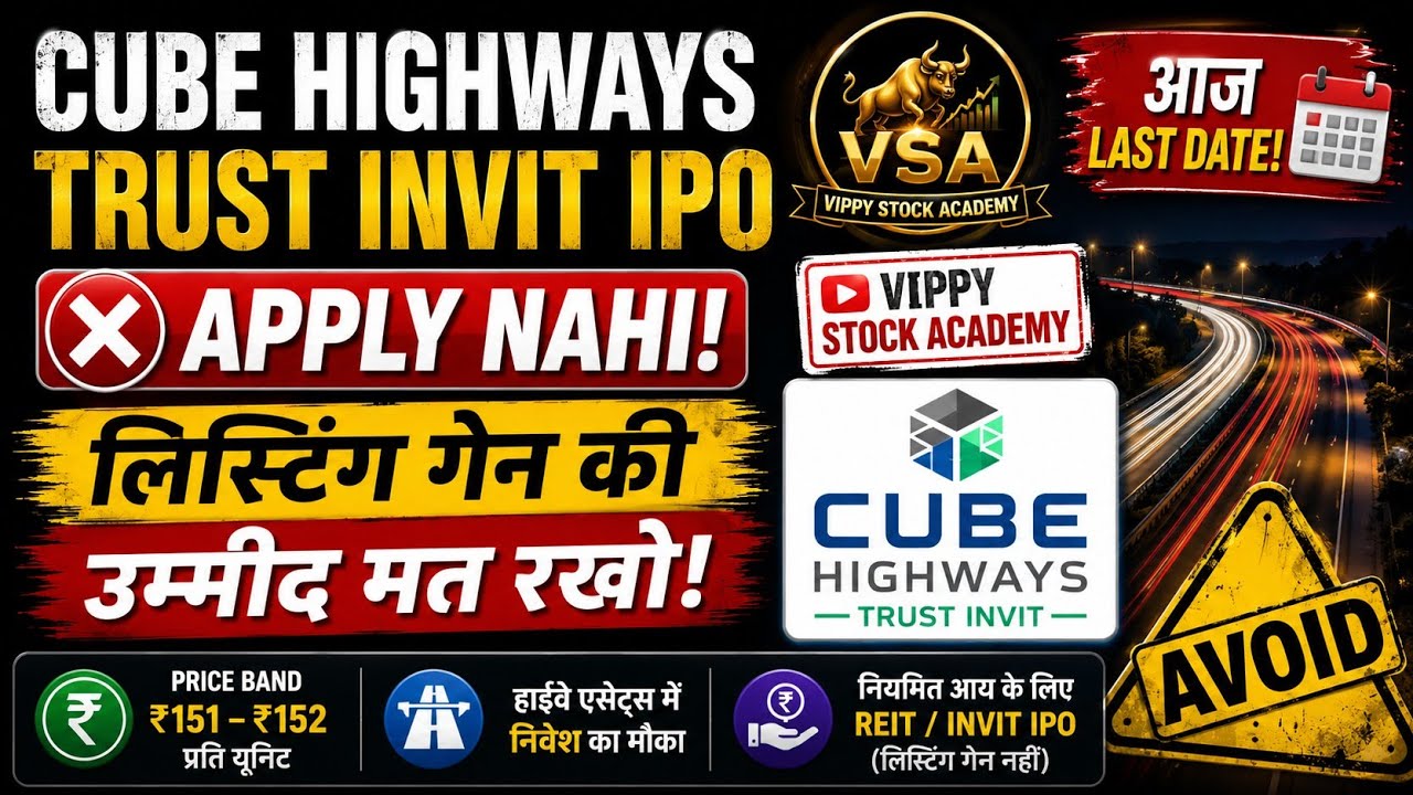 Cube Highways InvIT IPO में क्यों नहीं लगाना पैसा? ❌ Simple Baat No Bakwaas | Cube Highways IPO 