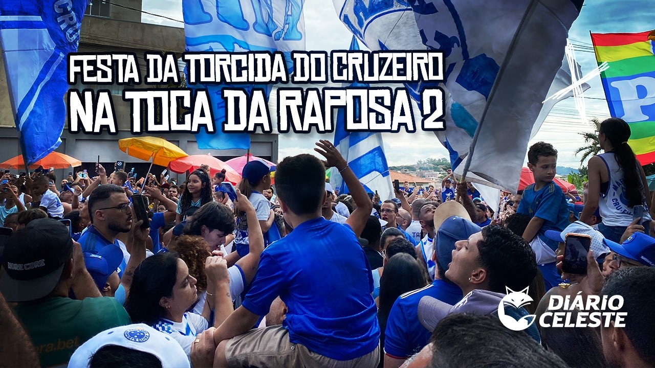 ASSISTA A MANIFESTAÇÃO DA TORCIDA DO CRUZEIRO NA TOCA 2 ANTES DA FINAL