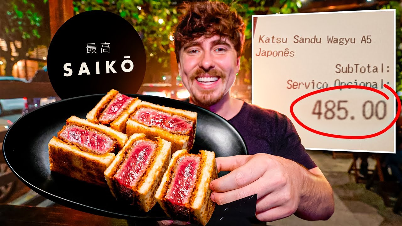 SANDUICHE MAIS CARO DO BRASIL I Wagyu A5