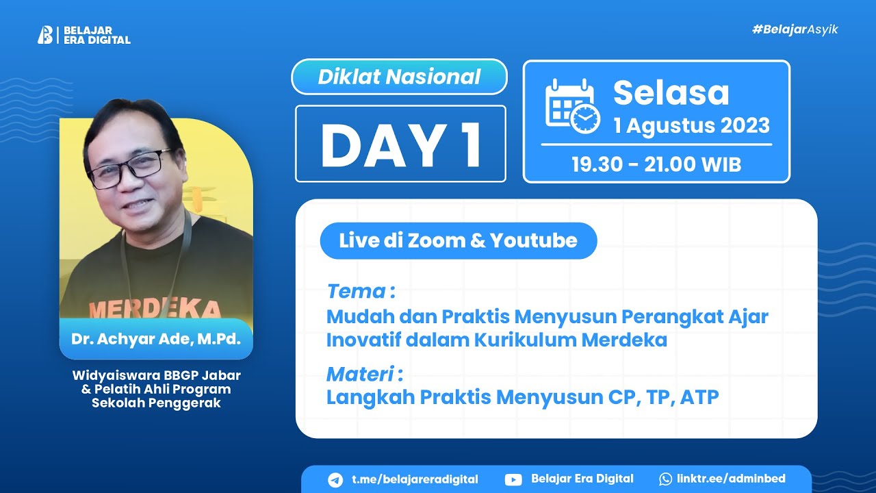 Diklat ! Langkah Praktis Menyusun CP, TP, ATP