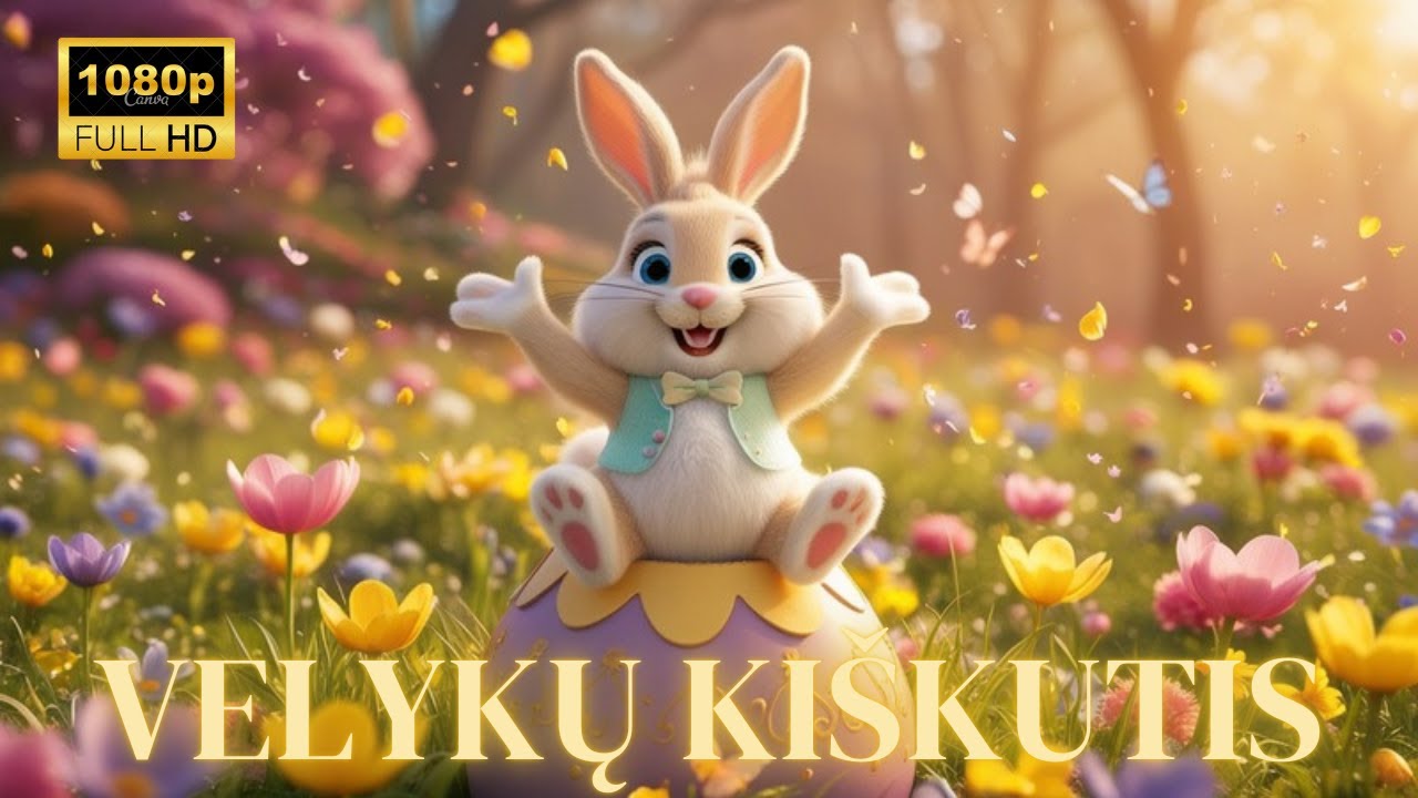 VELYKŲ KIŠKUTIS - Velykų pasaka vaikams 🐣 | Filmukai vaikams Lietuviškai