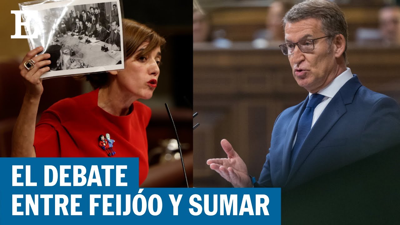 INVESTIDURA | El enfrentamiento entre Feijóo y la portavoz de Sumar, Marta Lois | EL PAÍS