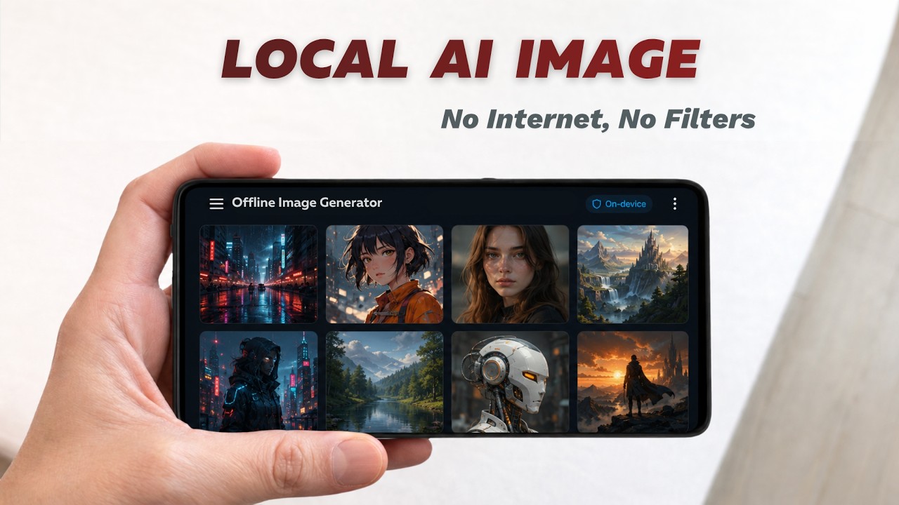 Генерация AI-изображений бесплатно &mdash; 100% офлайн