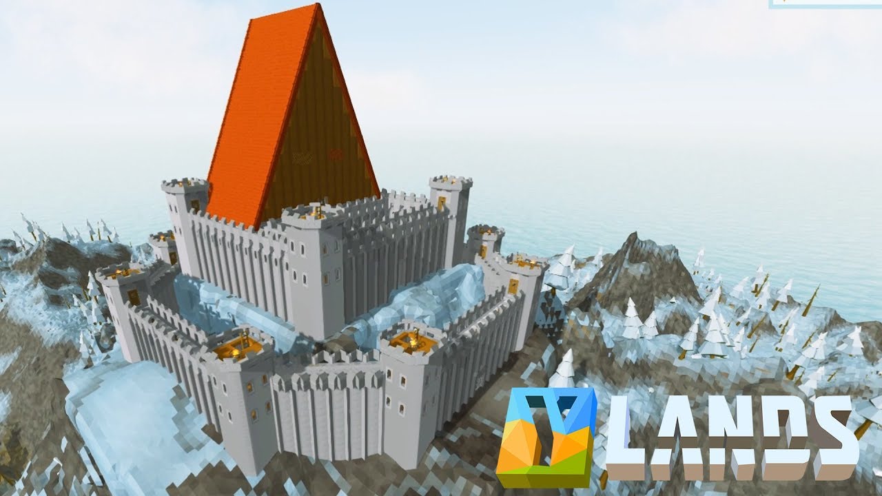 Ylands Editor - Medieval Castle on a Mountain (Speed Build)