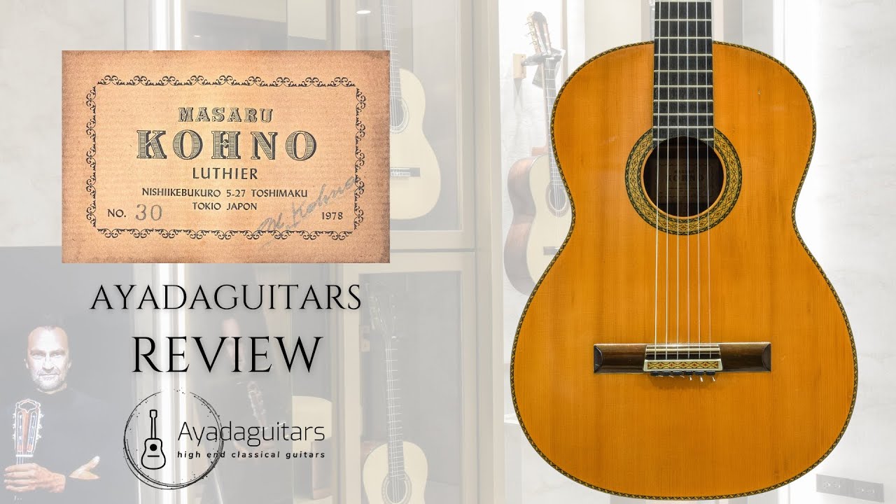 รีวิวกีตาร์คลาสสิก | Masaru Kohno 1978 No.30 | Rare Item | Ayada Review