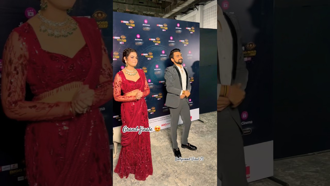 #kritikamalik & #kataria At #bigbossott3 Grand finale ❤️ #trendingshorts #ytshots #shorts