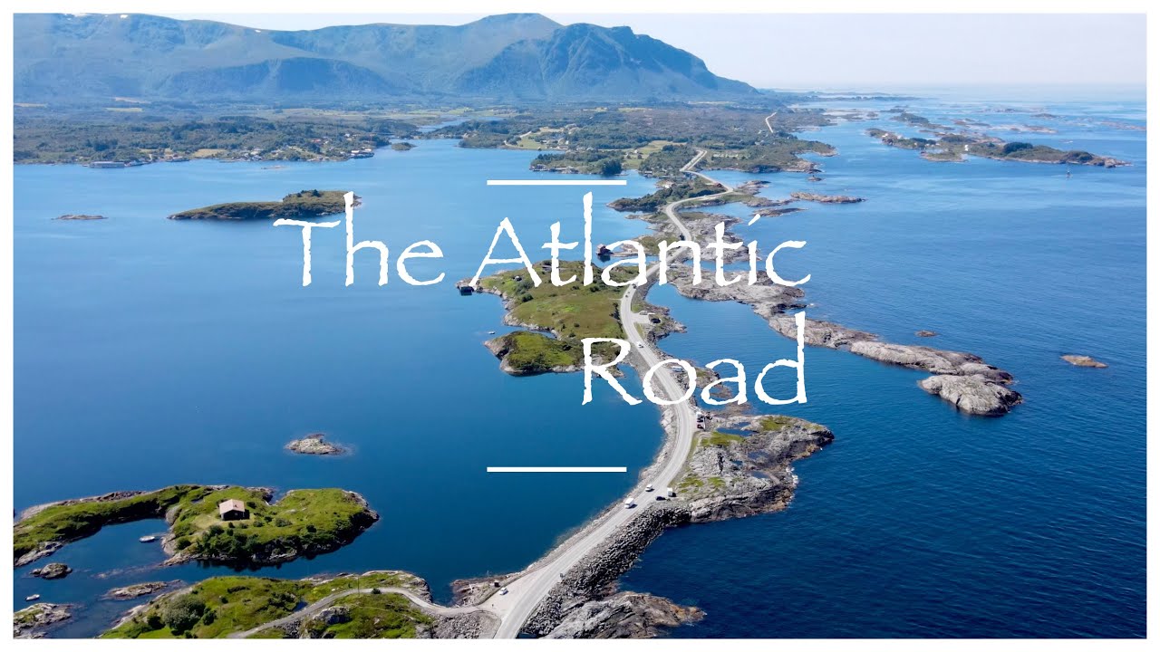 Atlantic Ocean Road, Norway | epic sights, drone footage 4K