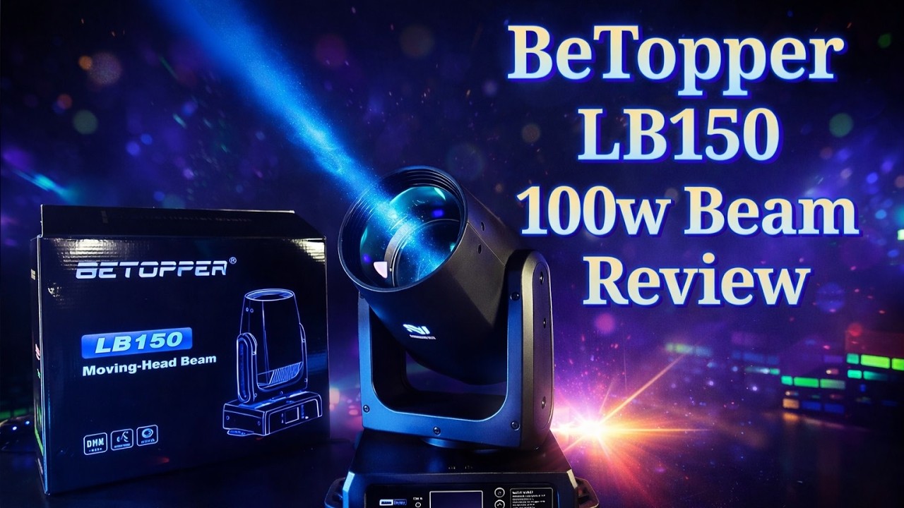BeTopper | LB150 | Beam Moving Head Light | Review | Nano Series