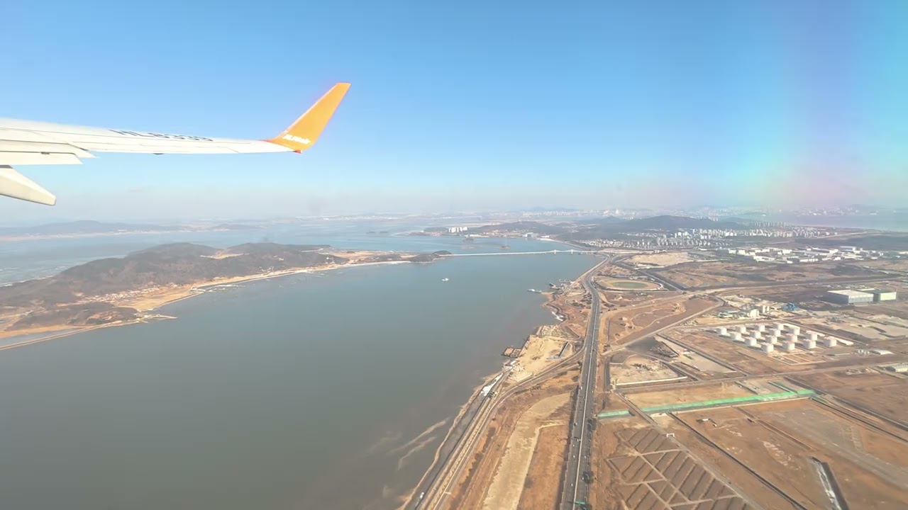 인천공항 이륙! 하코다테로 향하는 제주항공 이륙 영상