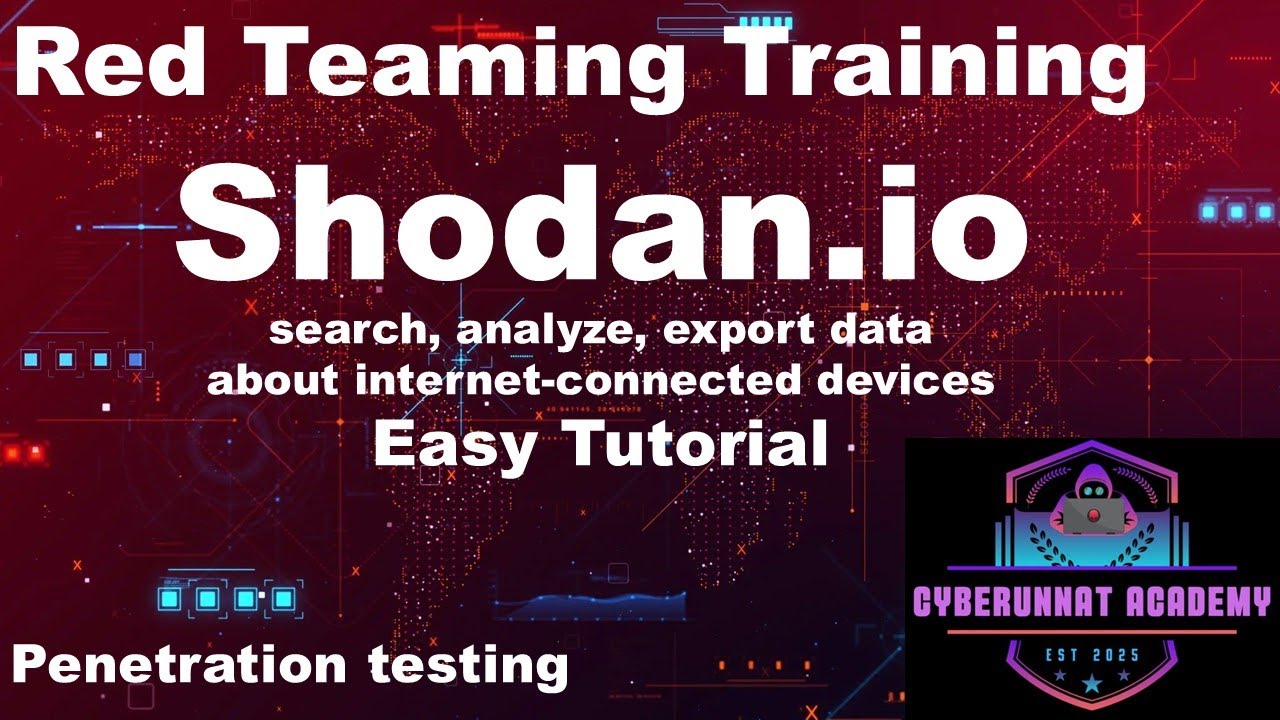 #4 Shodan IO tutorial  | Penetration testing tool | Passive reconnaissance | CyberUnnat Academy