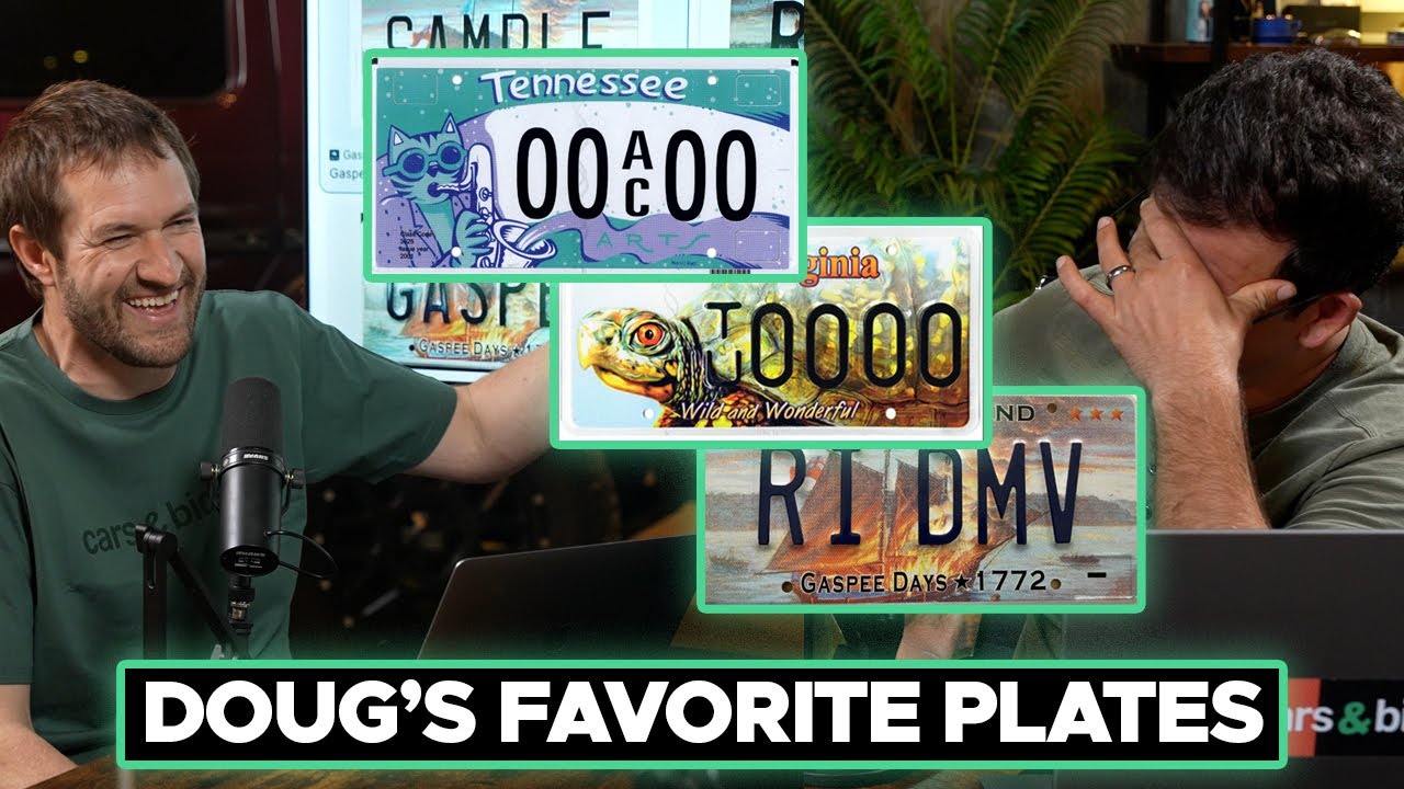 The Best License Plate Designs According to Doug DeMuro