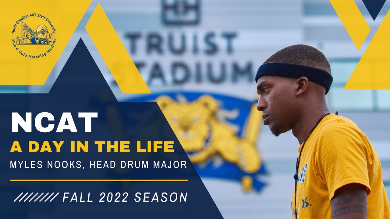 2022 - A Day in the Life of the BGMM, Myles Nooks, Head Drum Major