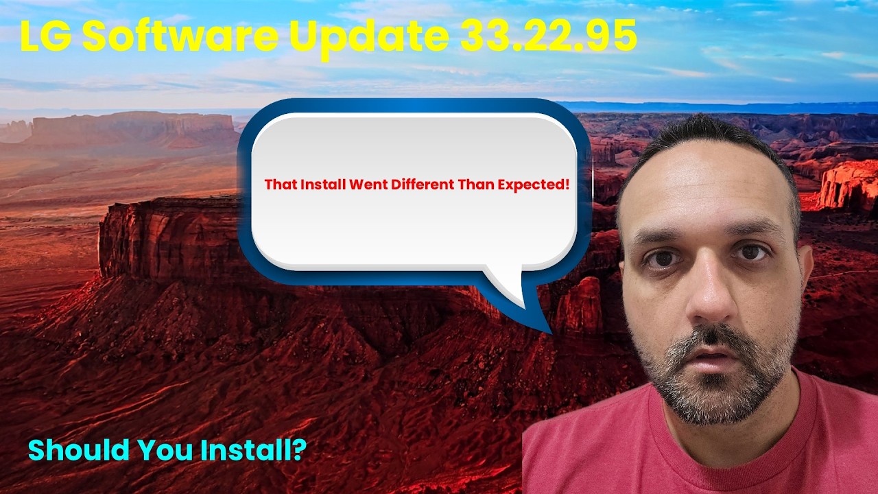 New LG TV Software Update! | Version 33.22.95 | That Was A Little Weird