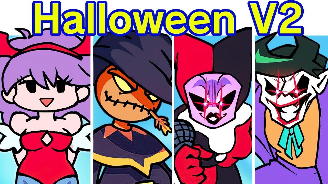 Friday Night Funkin' Halloween Mod V2 (FNF MOD) (Zardy - Foolhardy, GF, Tankman, Mommy, Pico & More)