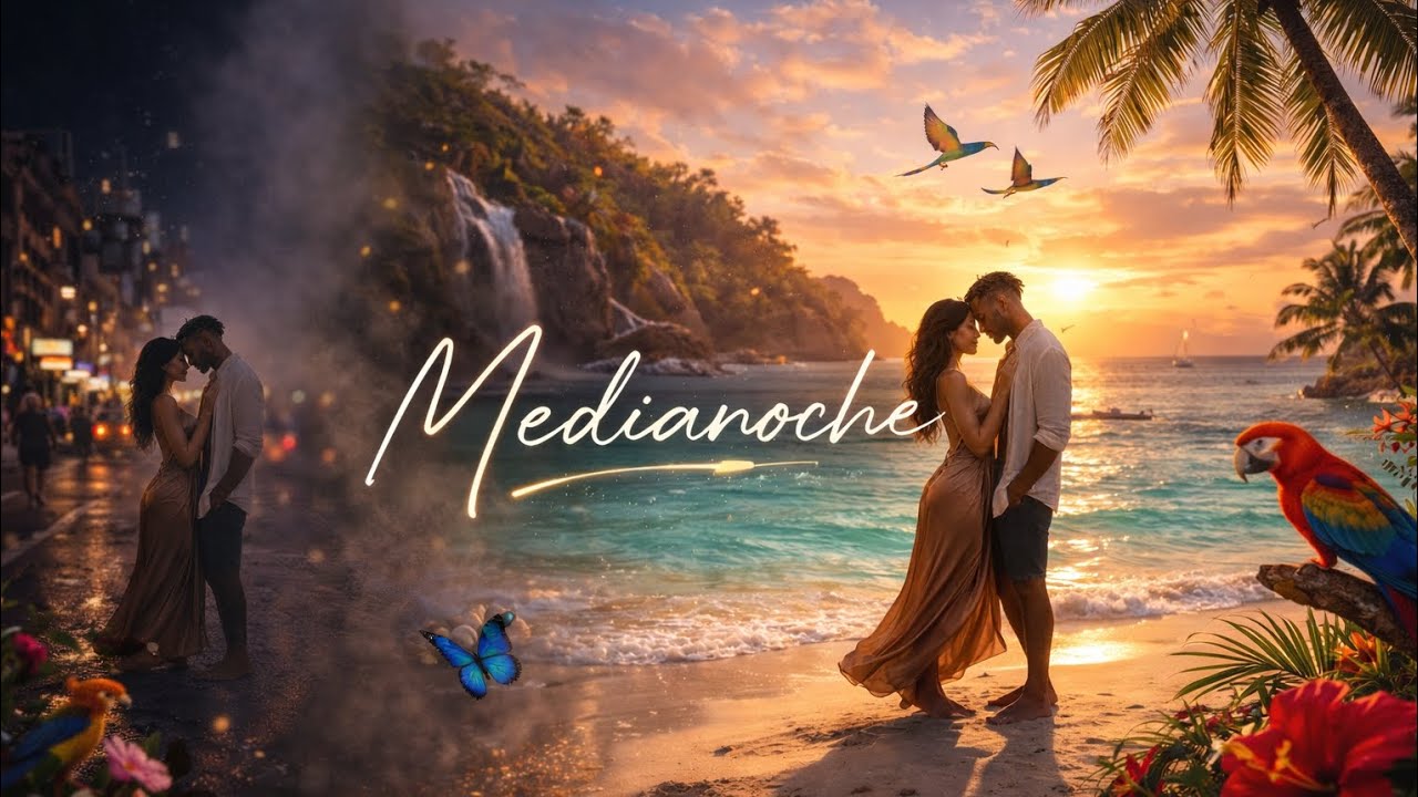 Version B: Medianoche/ NEW Afrobeat Kizomba for Night vibes/Dancing/Relaxing #relaxingmusic #kizomba