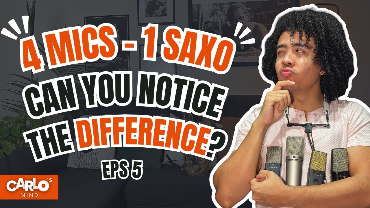 4 Mics 1 Sax | Can You Hear the Difference? (U87 vs C414 vs Warm Audio) [EN Subtitles] Carlo Alfonso