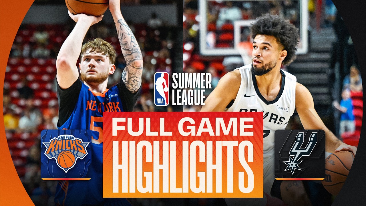 KNICKS против SPURS | ЛЕТНЯЯ ЛИГА В ЛАС-ВЕГАСЕ | ОБЗОР ВСЕГО МАТЧА | 11 июля 2026 г.