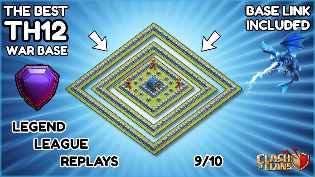 *NIGHTMARE* NEW TH12 WAR BASE REVIEW (With Link) - #1 Town Hall 12 Base - Clash of Clans - #31