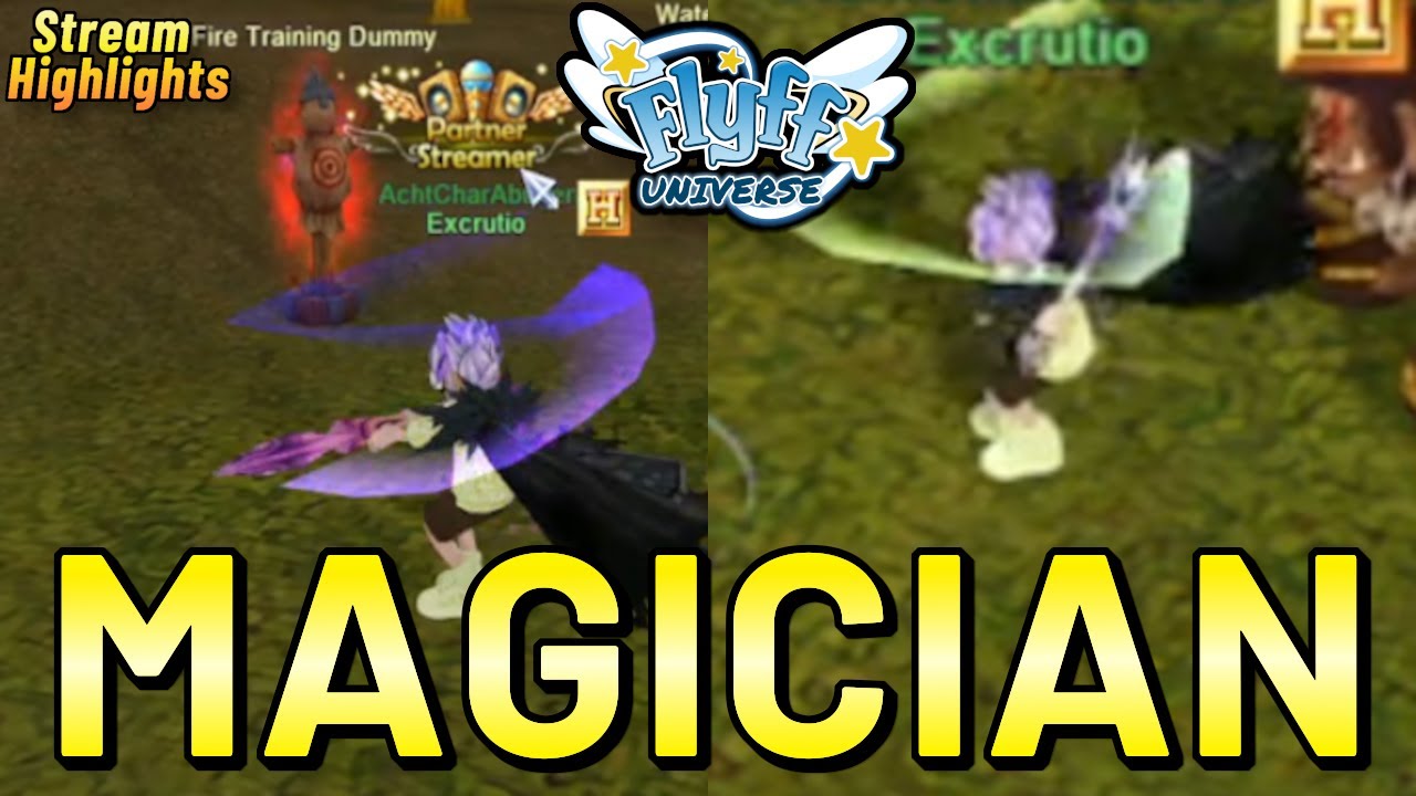 Flyff Universe Magician DMG Staff vs Wand