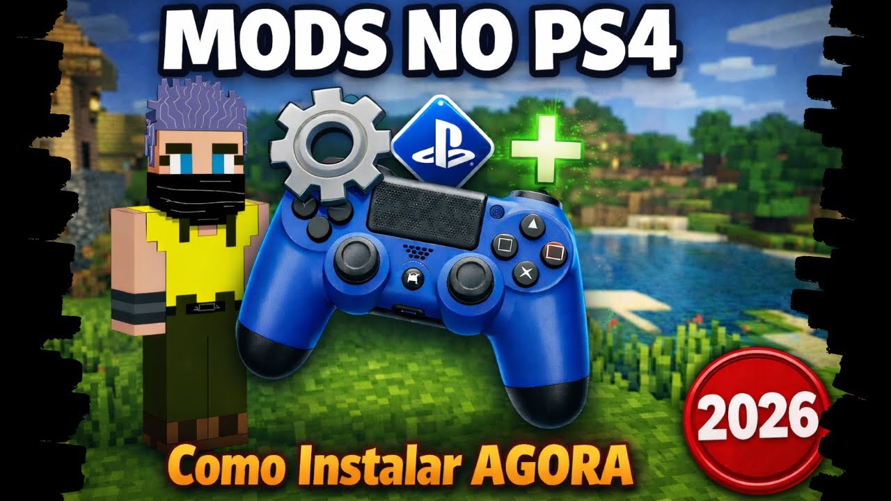 🔥ATENÇÃO PS4: Como Instalar Mods no Minecraft Agora✅