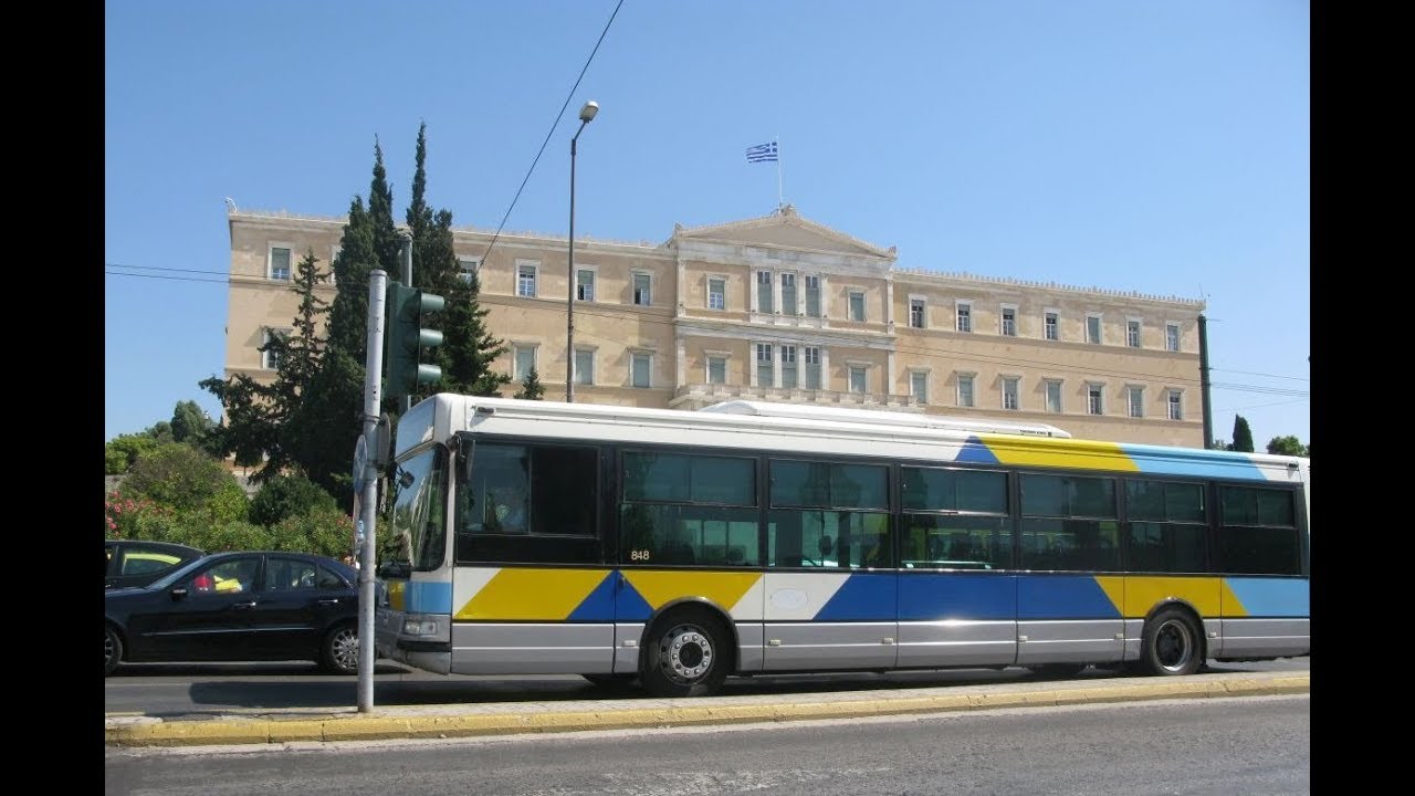 Athens bus line B1/Λεωφορείο της Αθήνας:γραμμή B1/Афинский автобус:маршрут B1