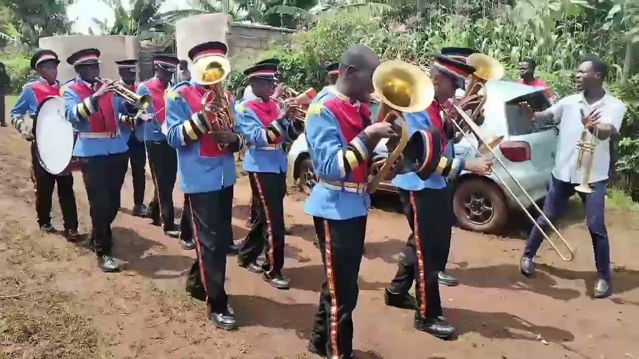 Maseno School brass band precession