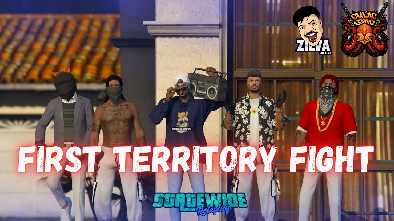 First Territory Fight [ ONLY GAMING CONTENT ]| StateWide Roleplay | ZilVa ON LIVE | #gta5 #srilanka
