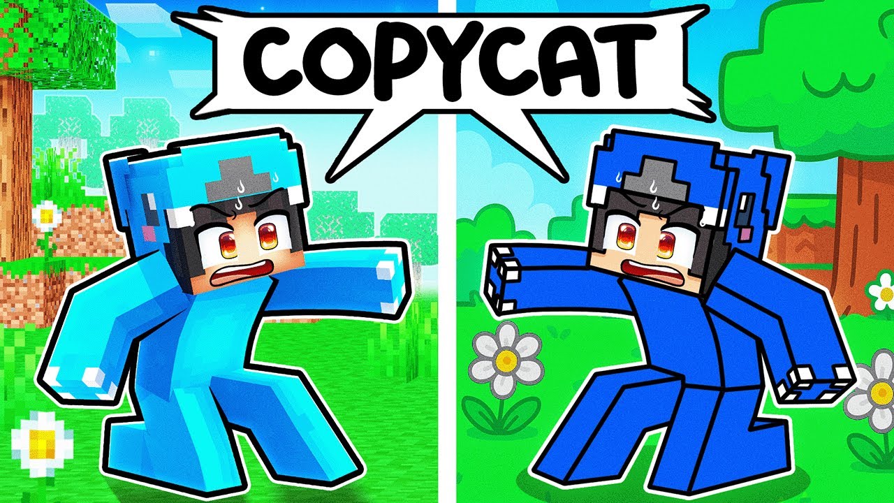 Omz has a COPYCAT in Minecraft!