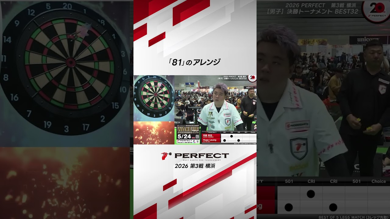 「81」のアレンジ #ダーツ #ダーツプロ #PERFECTDARTS