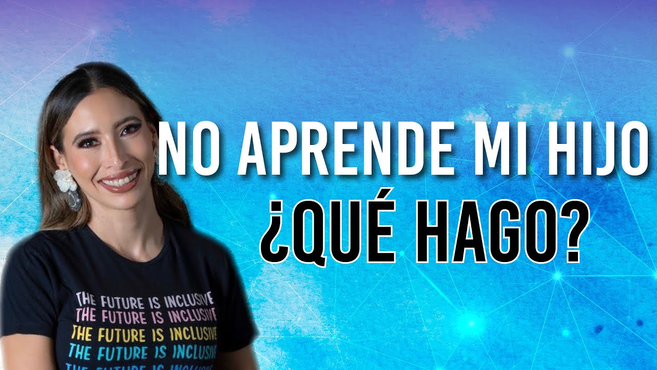 Mi hijo no aprende, se le olvida todo, tiene la intención pero no sé qué pasa. 😣