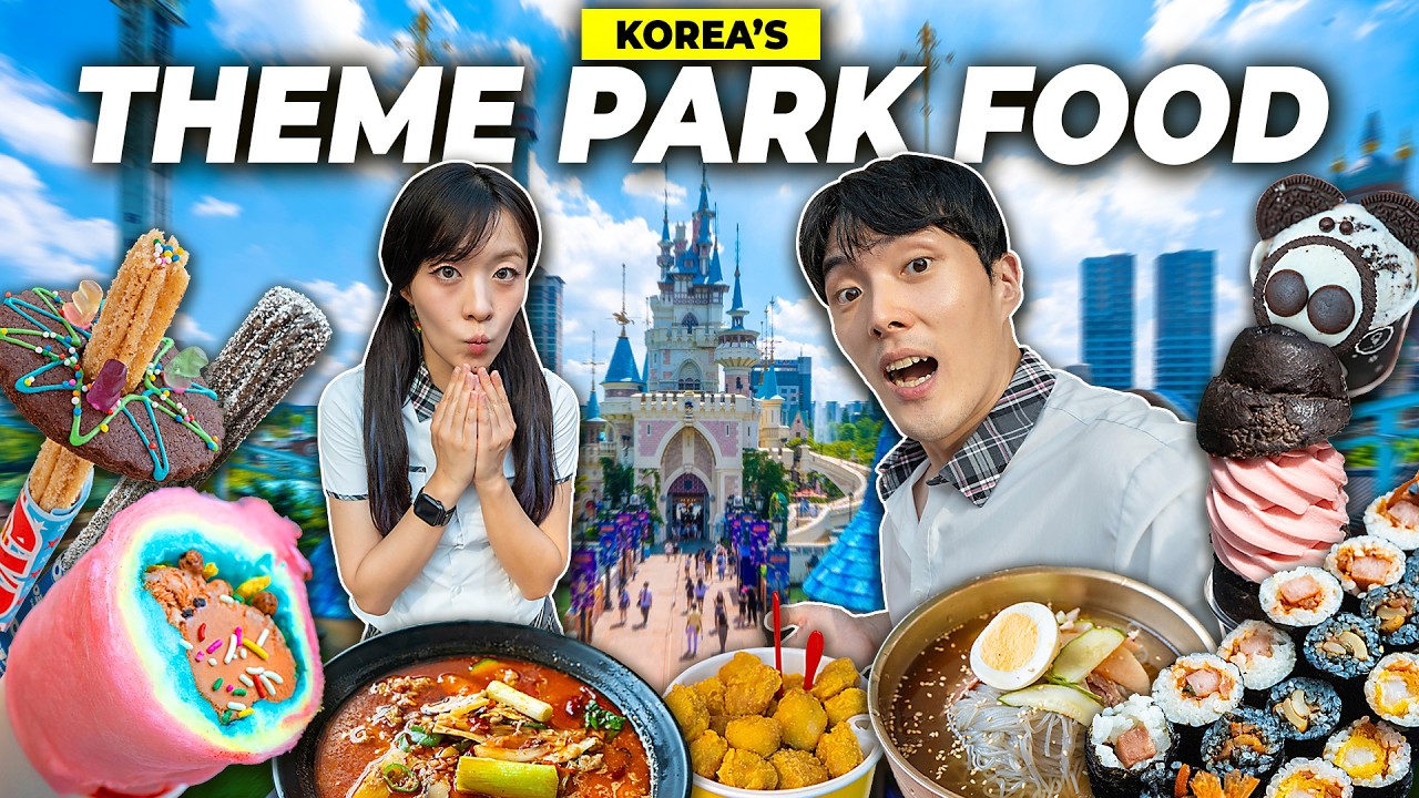 I Tried Korean Theme Park Food