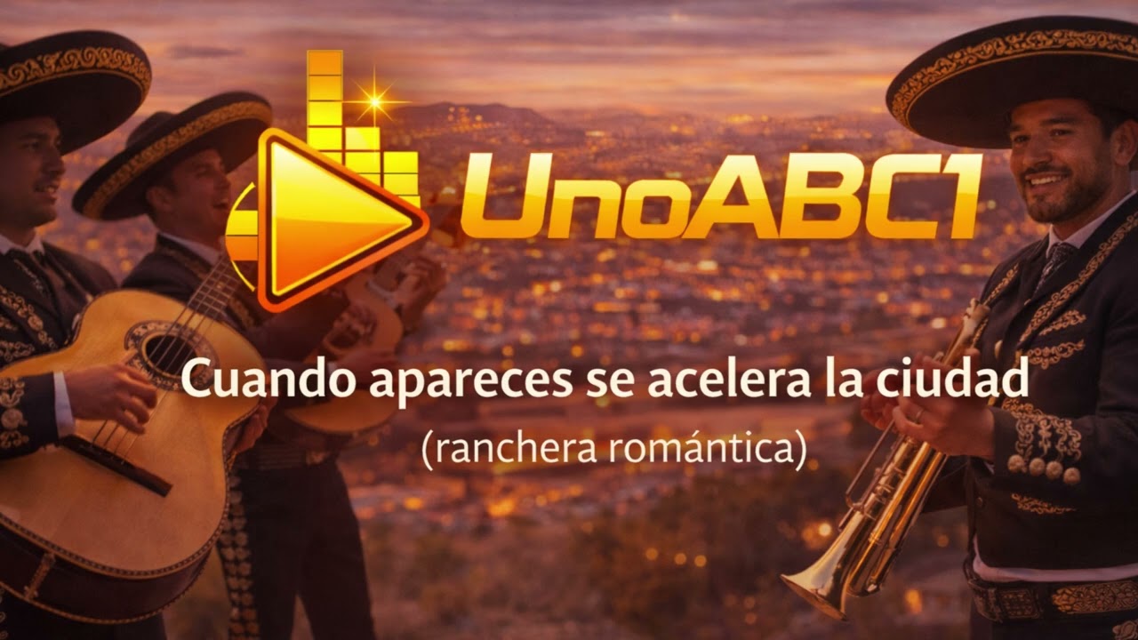 Cuando apareces se acelera la ciudad(ranchera romántica)