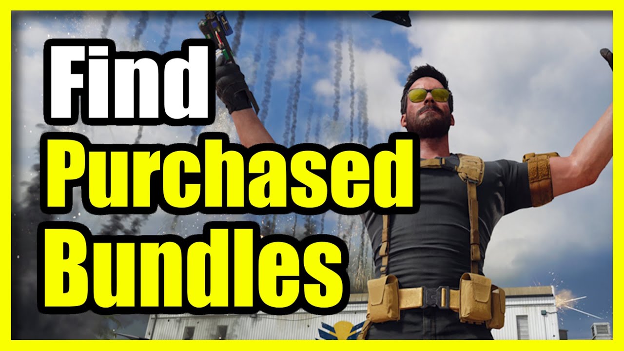 How to Find Purchased Operators or Bundles in COD Warzone (Black Ops)
