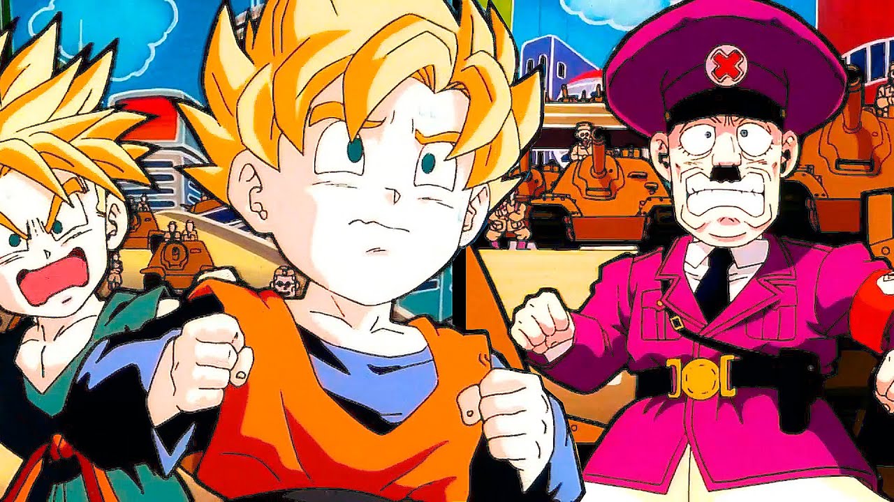Exercito de H1TLER VS Exercito de GOTEN E TRUNKS - Dragon ball Dublado