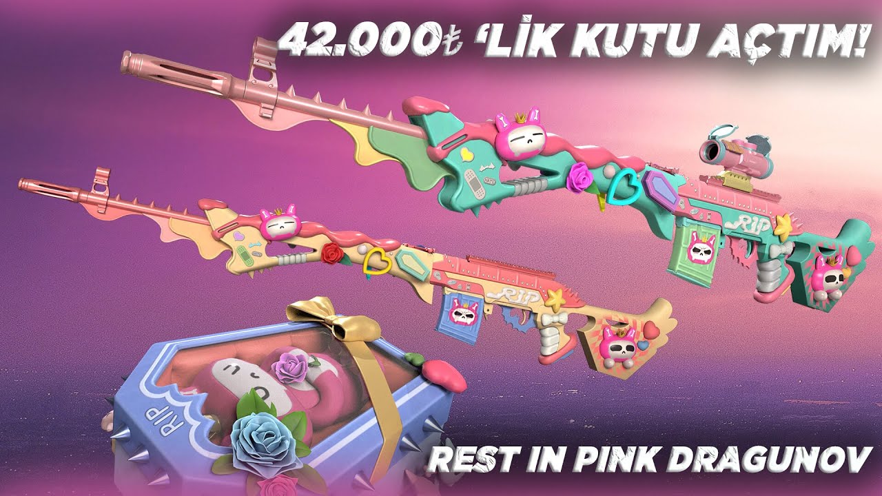 REST IN PINK DRAGUNOV'U 10 LEVEL YAPTIM ❗ 130.000 G-COİN