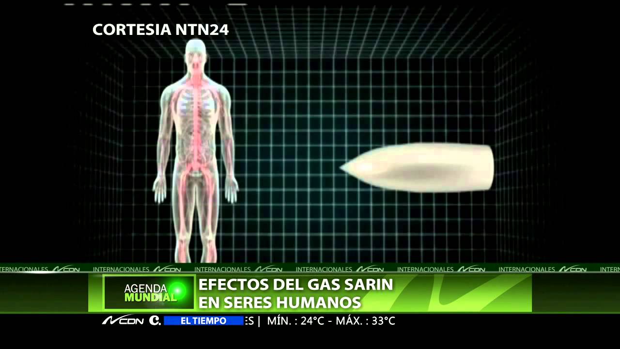 Efectos del gas Sarin en seres humanos