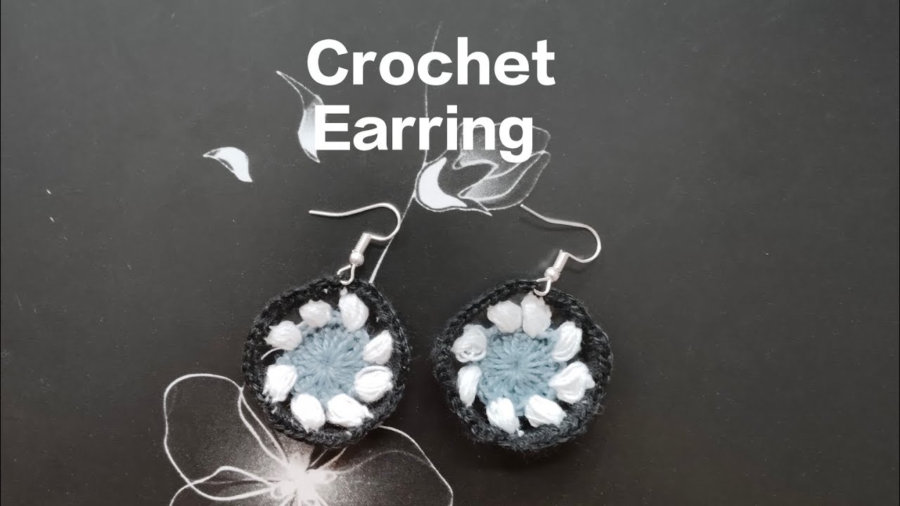 Crochet Earring #crochet 
