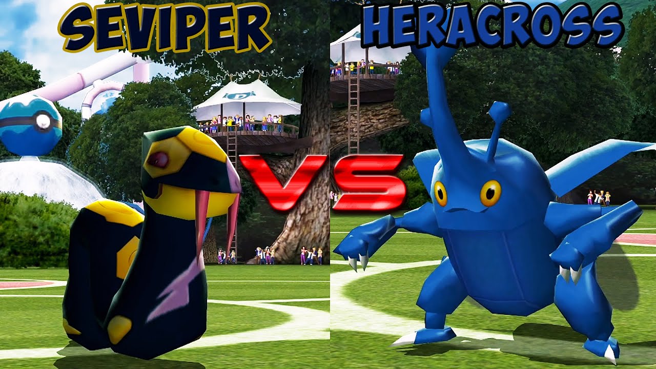 Pokemon battle revolution - Seviper vs Heracross