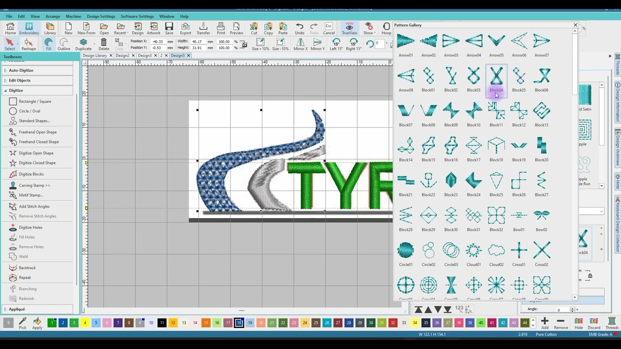 how to make a logo step by  step part 2 Hatch