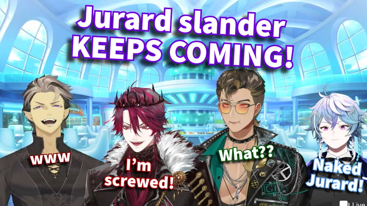 The ARMIS boys can’t help but SLANDER Jurard on th MAIN BROADCAST!【Holostars EN | Holo ARMIS】