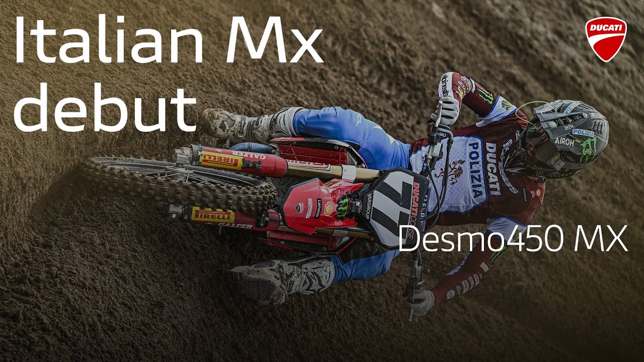 The debut of Ducati Desmo450 MX in the 2024 Italian Motocross Championship
