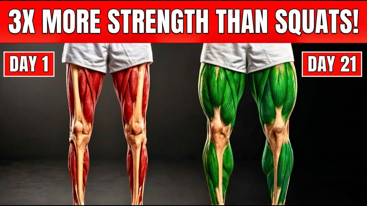 6 LEG EXERCISES that BUILD 3X MORE STRENGTH than SQUATS AFTER 50!