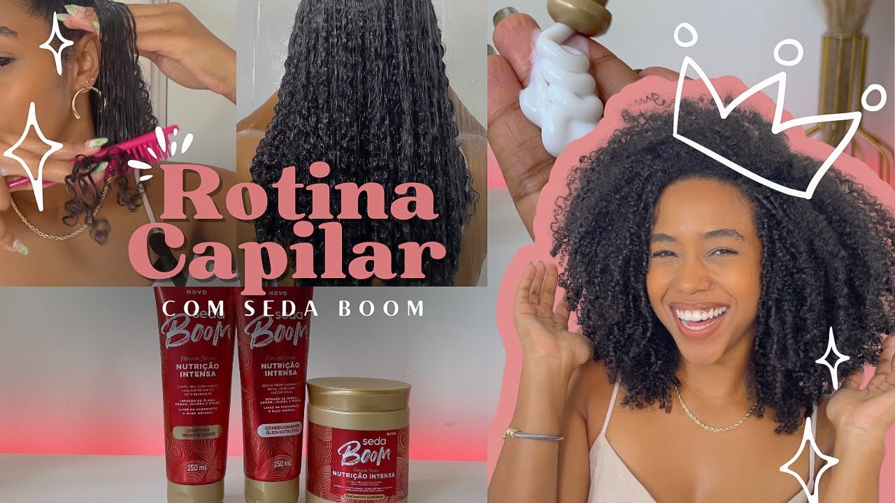 Rotina Capilar Nutritiva - lavagem, finalização e day after 🧴🫧 #rotinacapilar #cachos #crespos